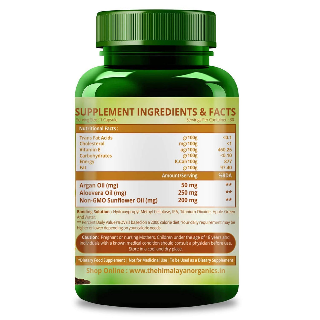 Himalayan Organics Plant-Based Vitamin E Capsules