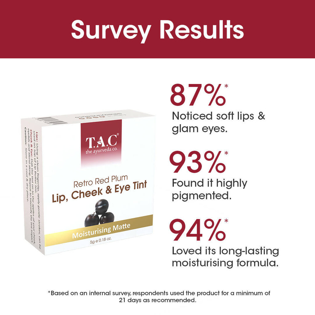 T.A.C - The Ayurveda Co. Retro Red Lip, Cheek & Eye Tint