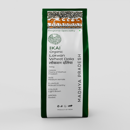IKAI Organic Lokwan Wheat Dalia