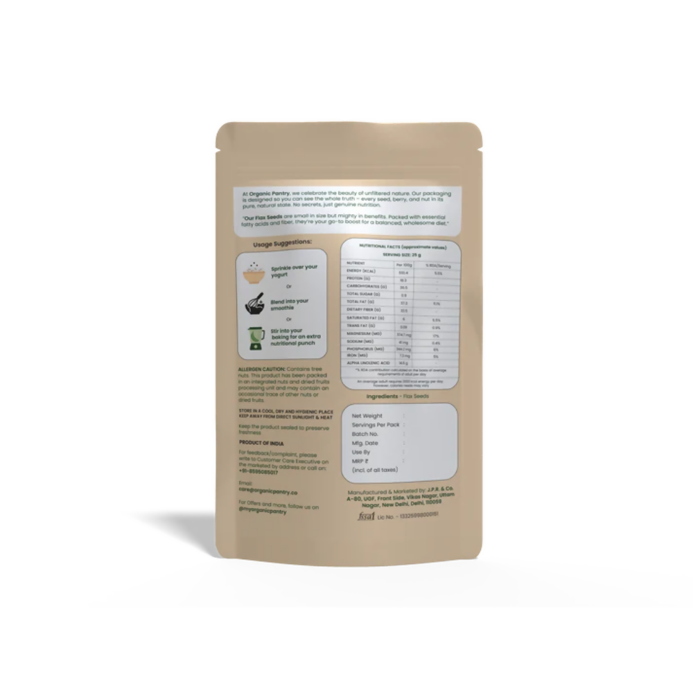 Organic Pantry Flax Seeds