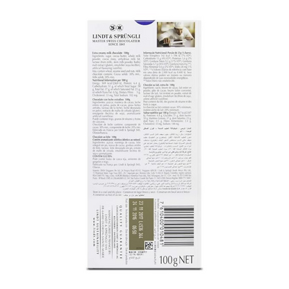 Lindt Excellence Extra Creamy Milk Chocolate Bar and Lindt Lindor Singles Milk Chocolate Box