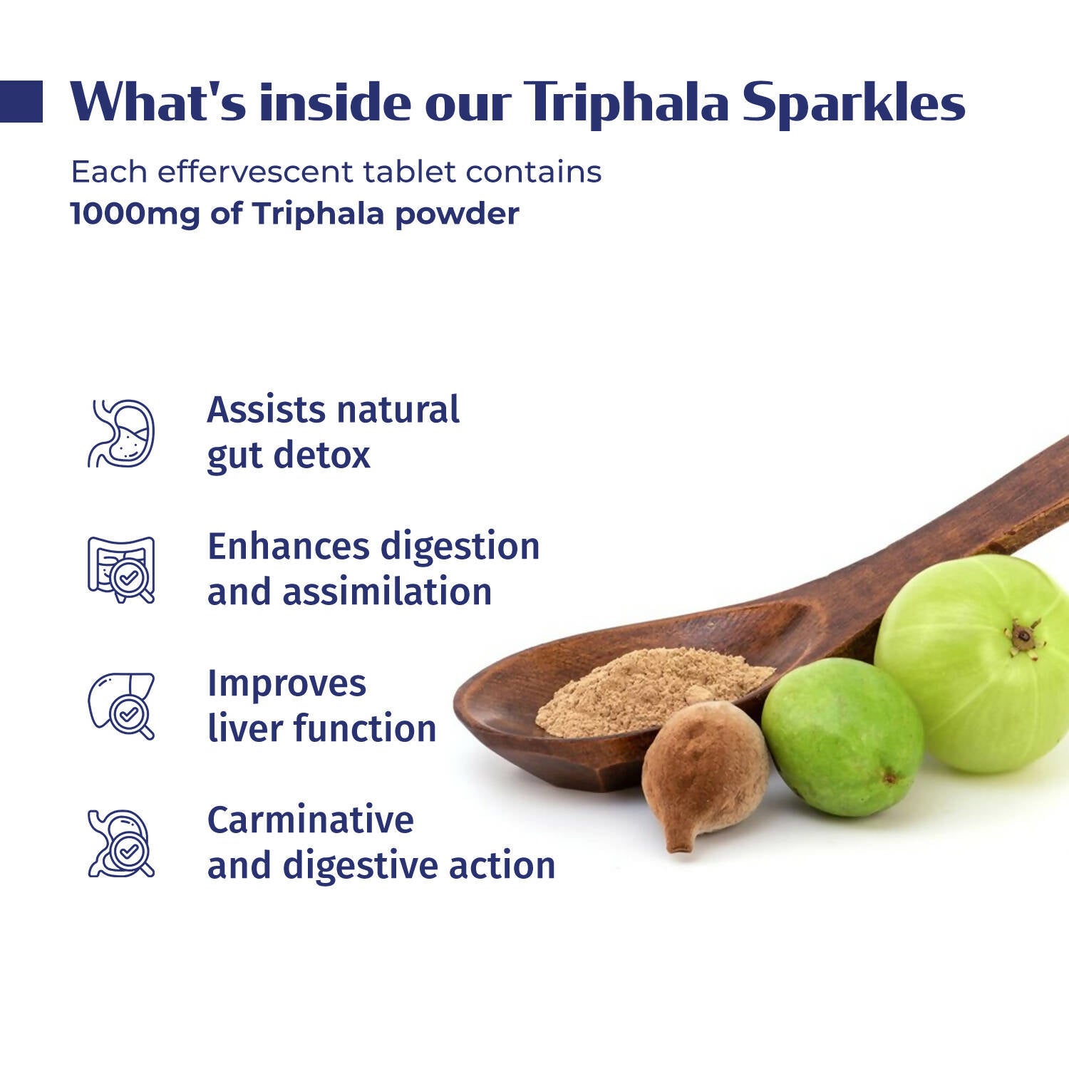 Kerala Ayurveda Triphala Sparkles Tablets - 10 tabs