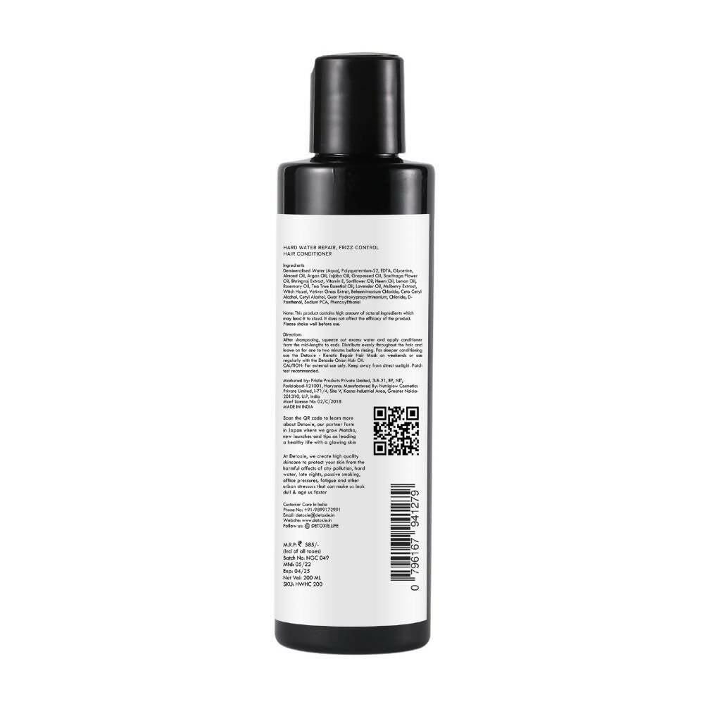 Detoxie Frizz Control & Hard Water Repair Hair Conditioner - 200 ml