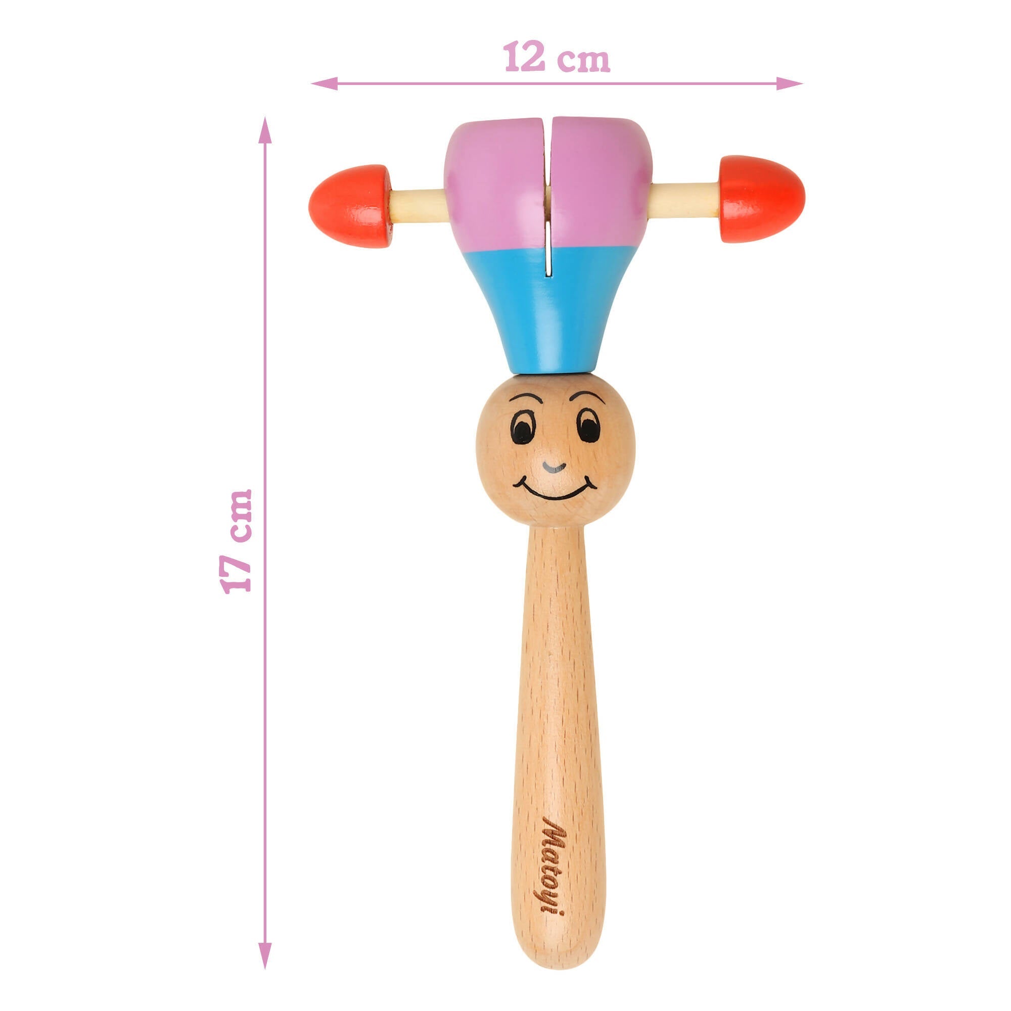Matoyi 3 Rattle & 3 Teether & Trapezium & Fish For Kids