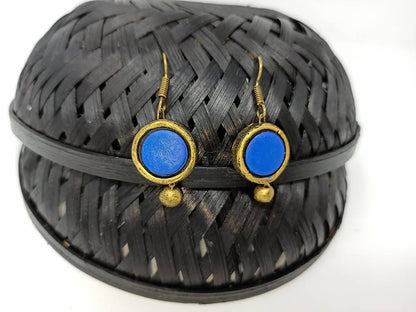 Terracotta Boho Style Hangings-Blue