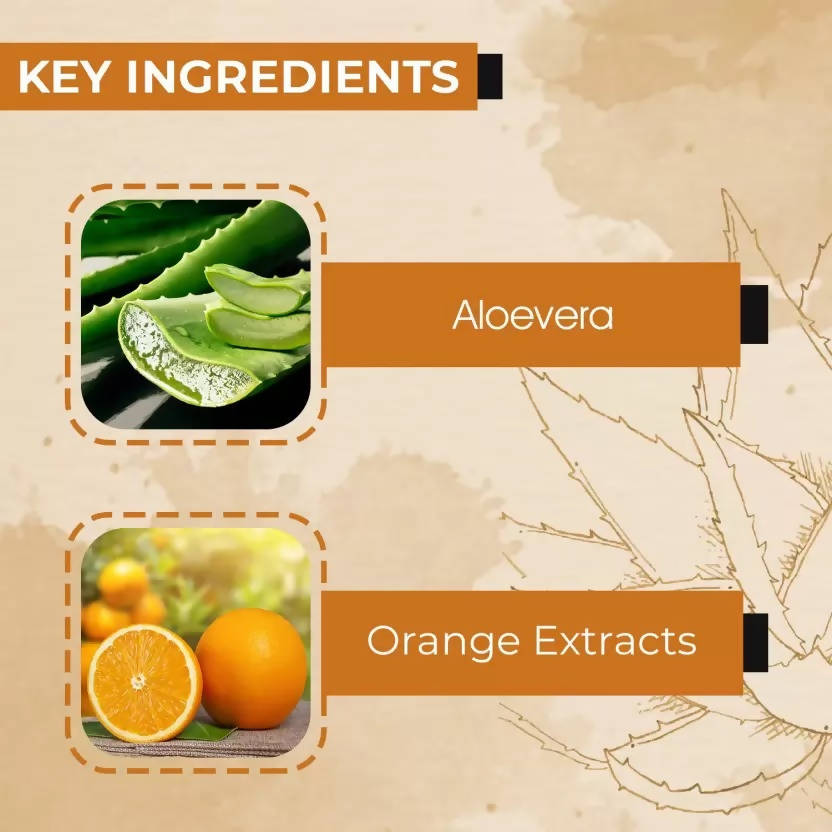 Ae Naturals Pure Aloevera Gel With Orange Extracts