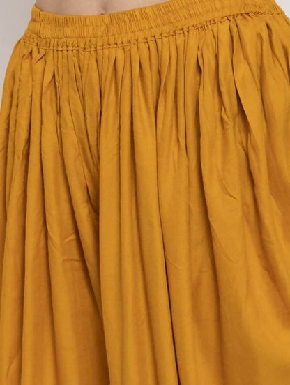 Cheera Women’s Mustard Dhoti Pant CH09D