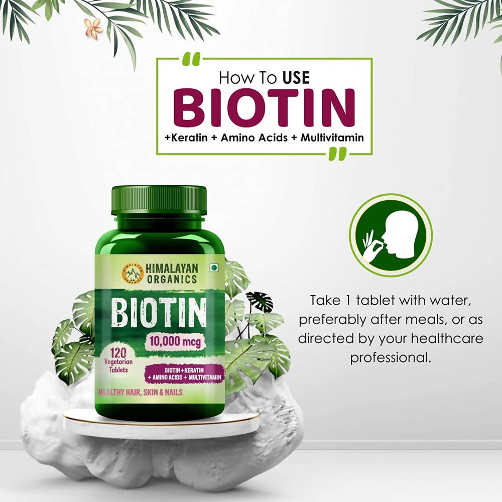 Himalayan Organics Biotin - 120 tabs