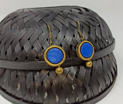 Terracotta Boho Style Hangings-Blue