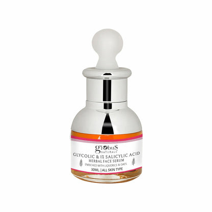 Globus Naturals Glycolic & 1% Salicylic Acid Anti Acne Face Serum