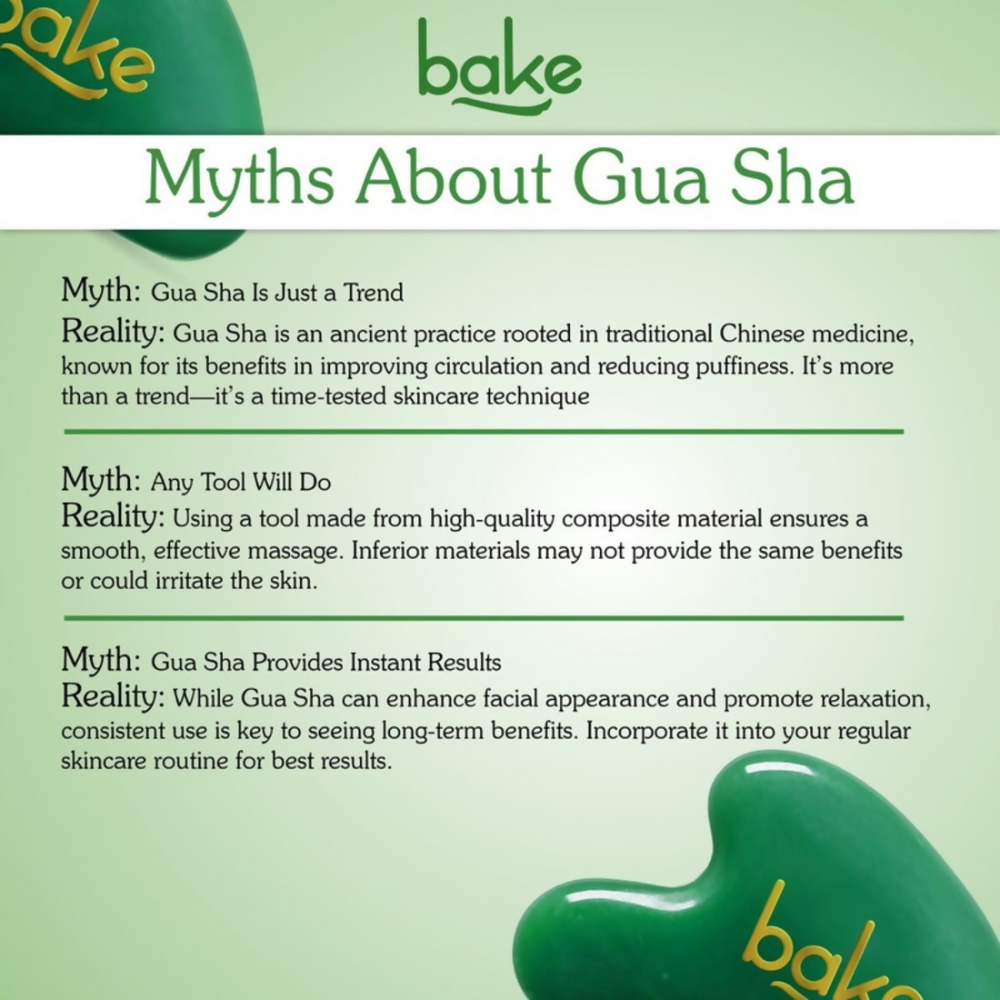 Bake Jade Gua Sha Face Massage Tool