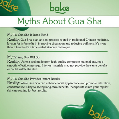 Bake Jade Gua Sha Face Massage Tool