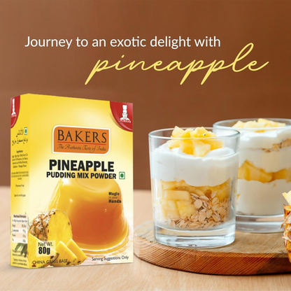 BAKERS Instant Pudding Mix - Pineapple Flavor
