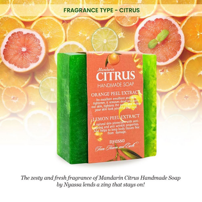 Nyassa Mandarin Citrus Soap Orange & Lemon Extracts