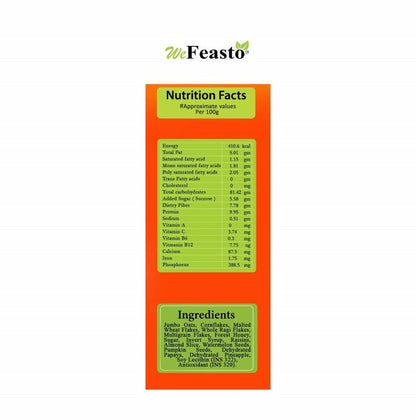 Wefeasto Muesli Fruits+ Nuts+ Seeds