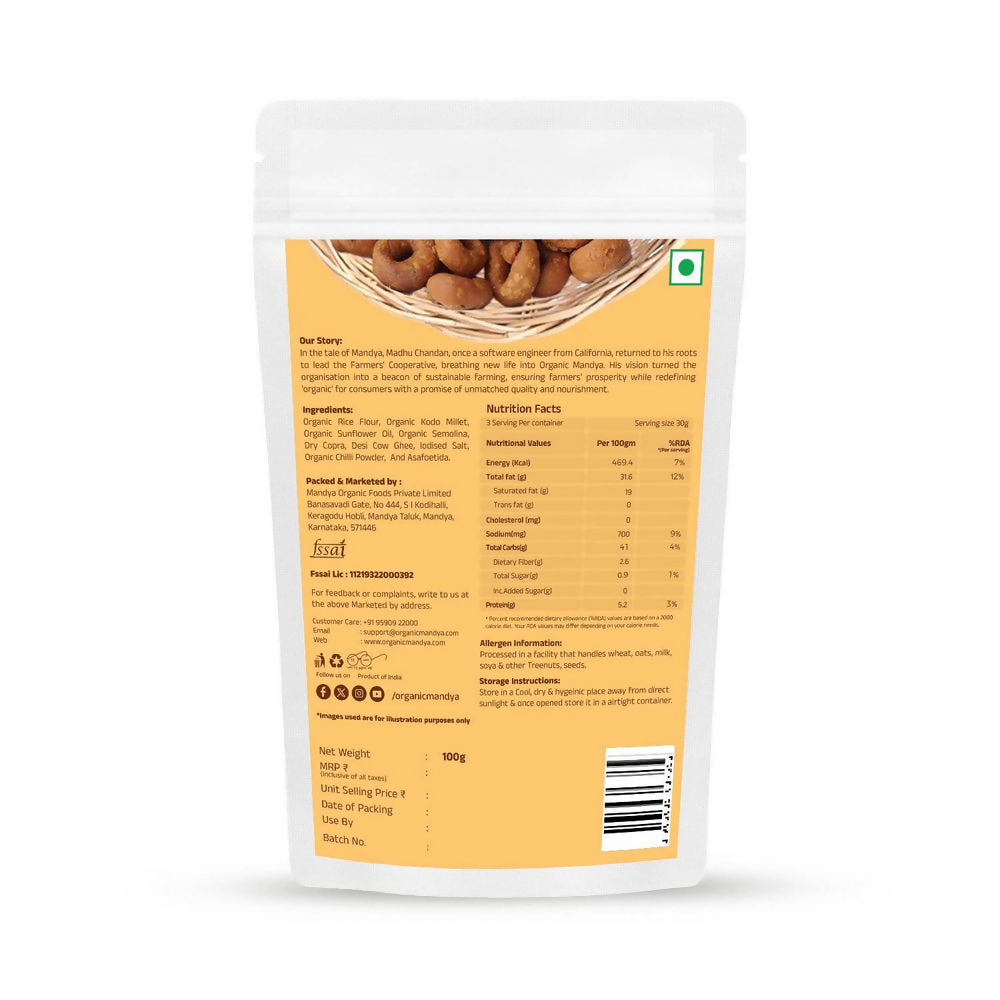 Organic Mandya Millet Kodubale