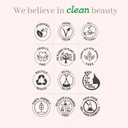Natural Vibes Ayurvedic Activated Charcoal & Tea Tree Face Wash