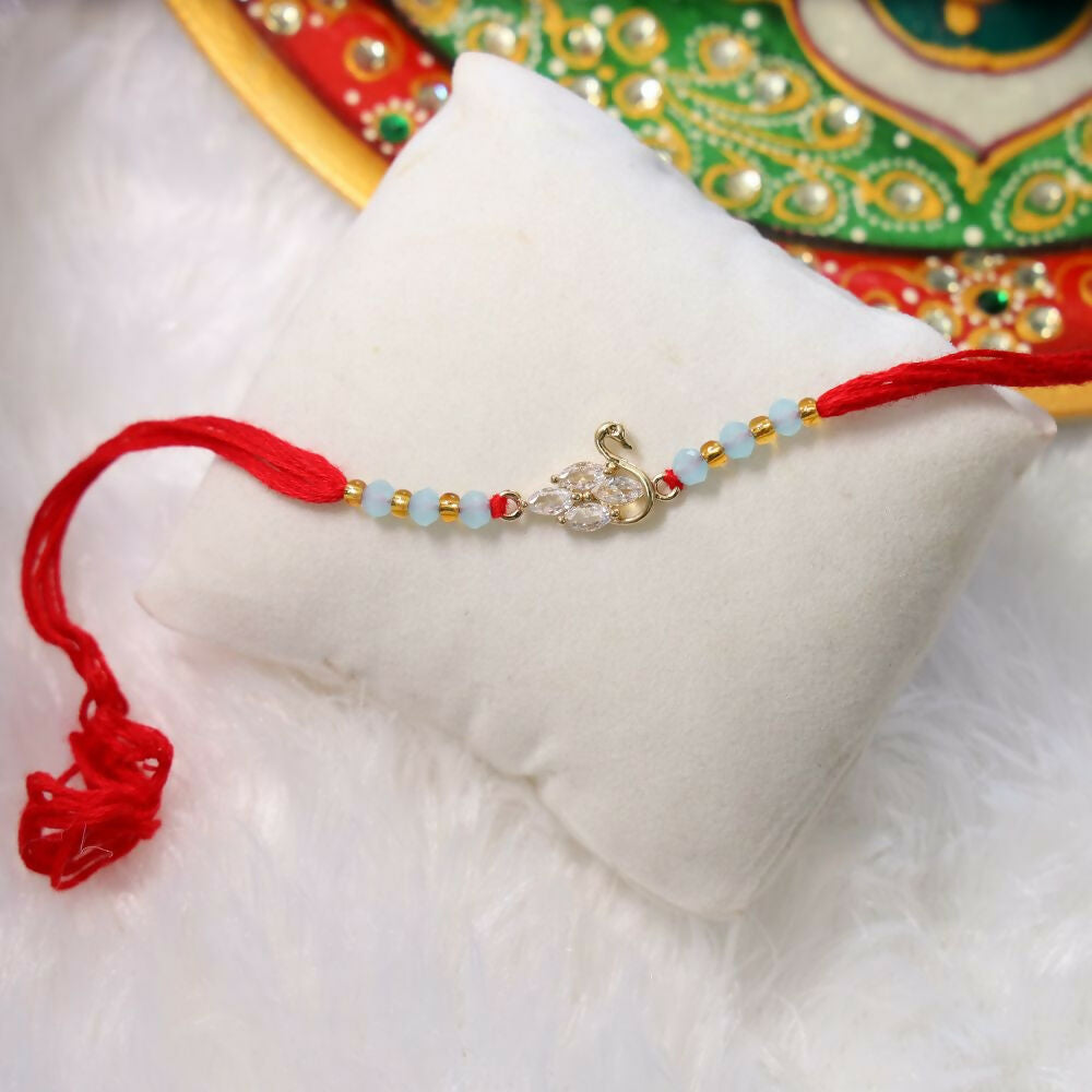 Indianvibez Ad Stone Fancy Rakhi