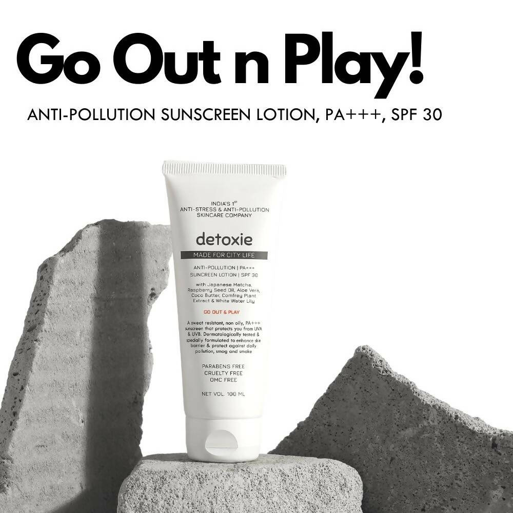 Detoxie Anti-Pollution PA+++ Sunscreen Lotion SPF 30 - 100 gms