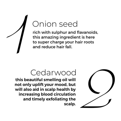 Brillare Onion Hair Oil with the Goodness Of Cedar Wood & Sunflower Oil