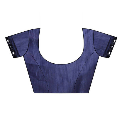 Vamika Blue Lycra Designer Saree (Niya Blue)