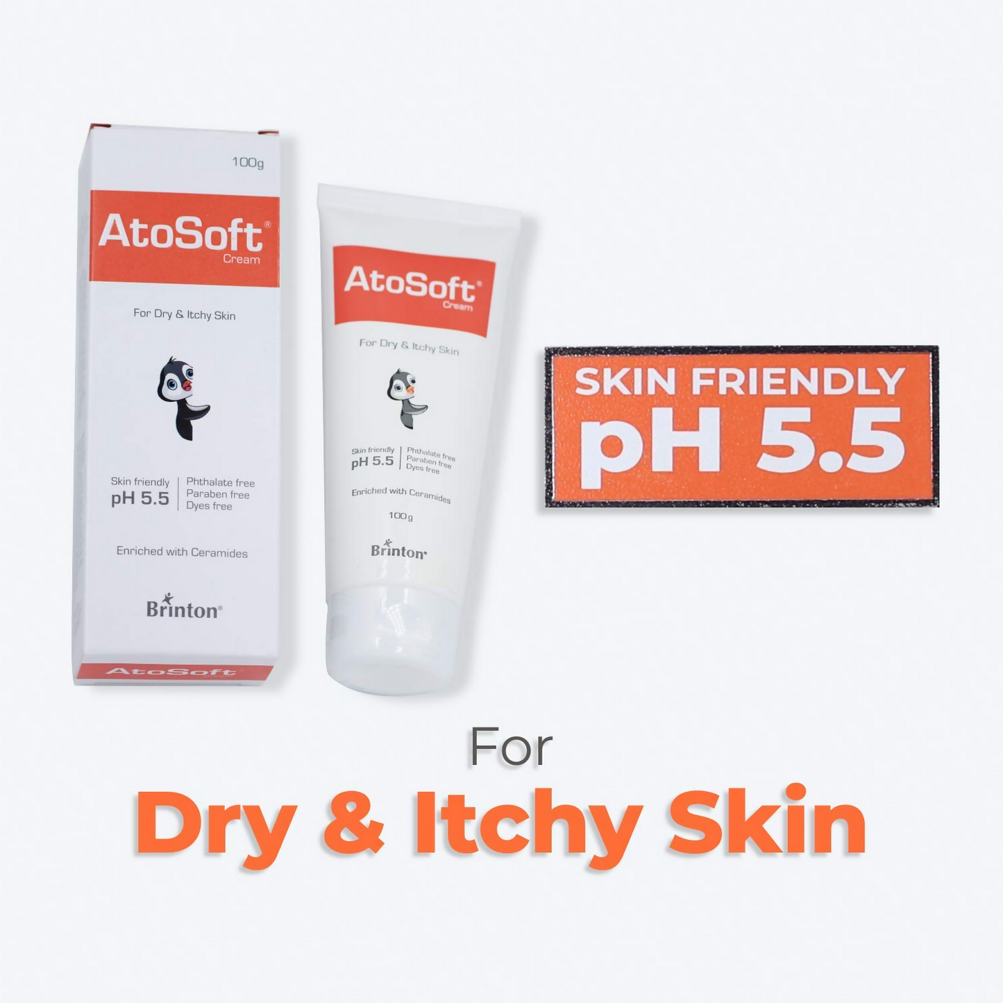 Brinton Atosoft Cream for Dry & Itchy Skin of Baby
