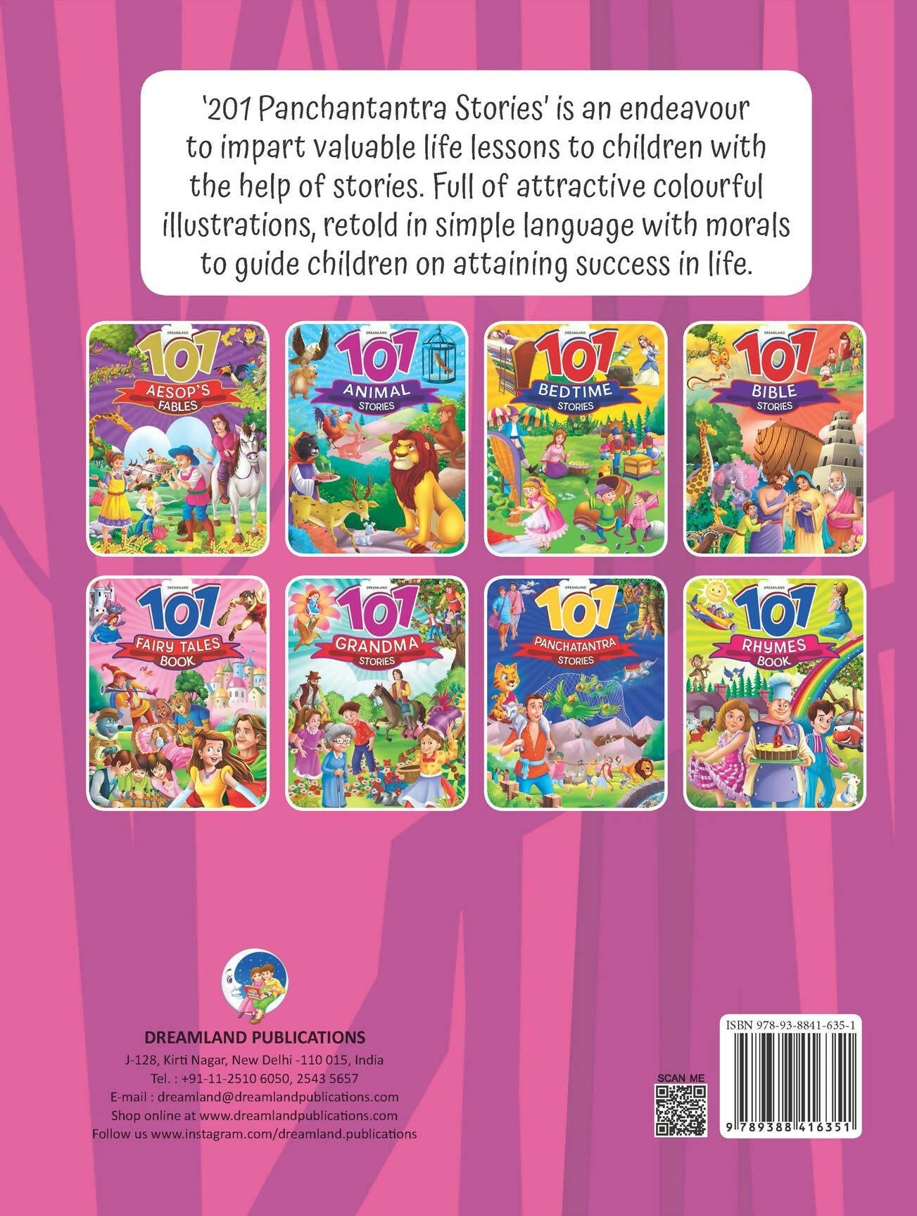 Dreamland 201 Panchantantra Stories : Children Story Book/ Traditional Stories/Early Learning Book