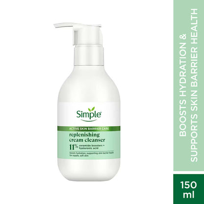 Simple Active Skin Barrier Care Replenishing Cream Face Cleanser