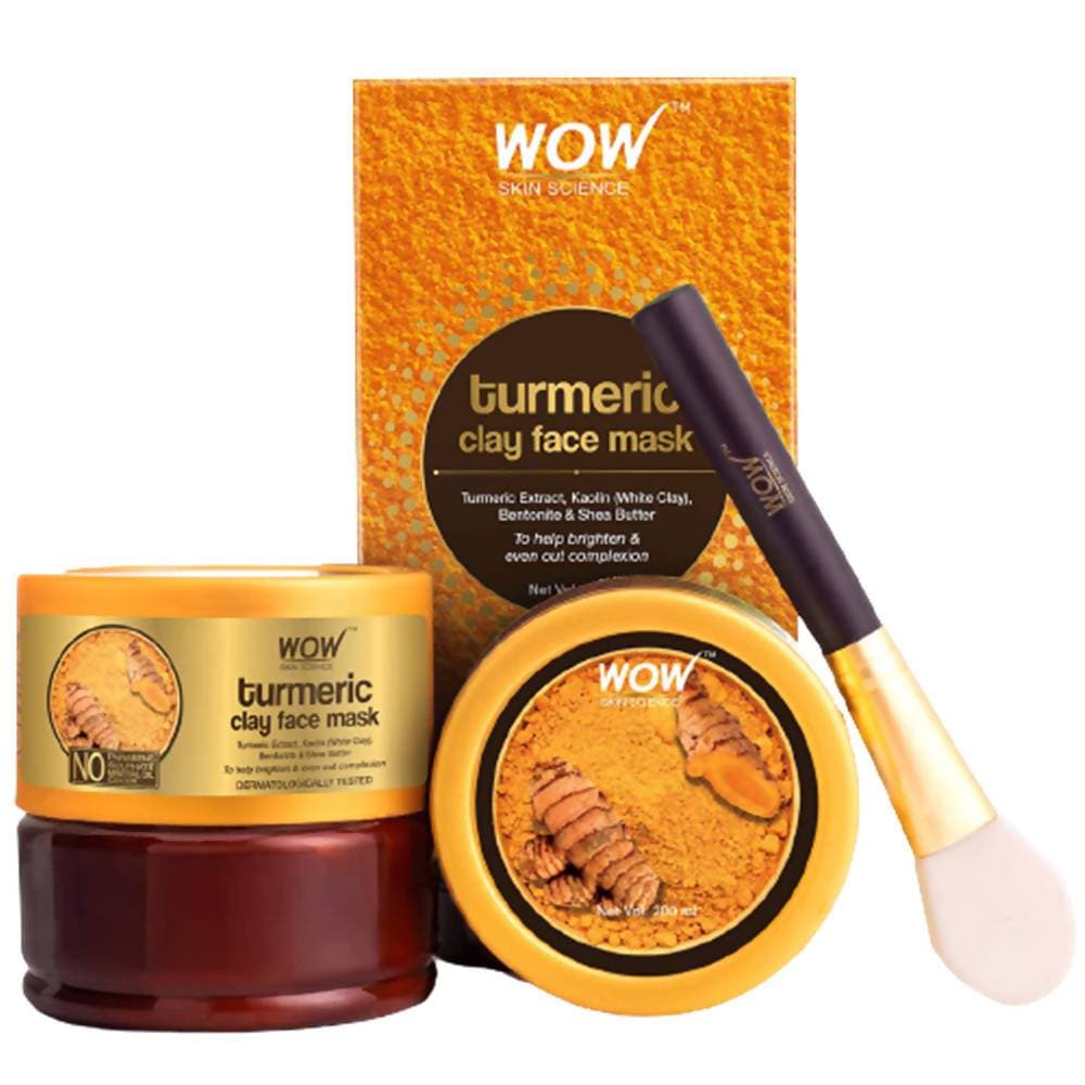 Wow Skin Science Turmeric Clay Face Mask - 200 ml