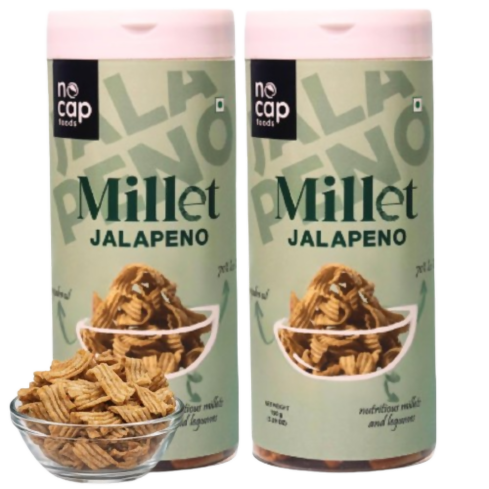 Nocap foods Healthy Chips - Millet Jalapeno