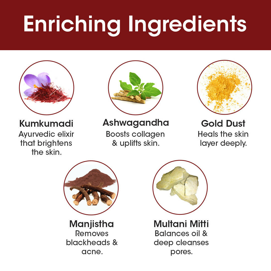 T.A.C - The Ayurveda Co. 7% Kumkumadi Face Scrub for Glowing & Radiant Skin