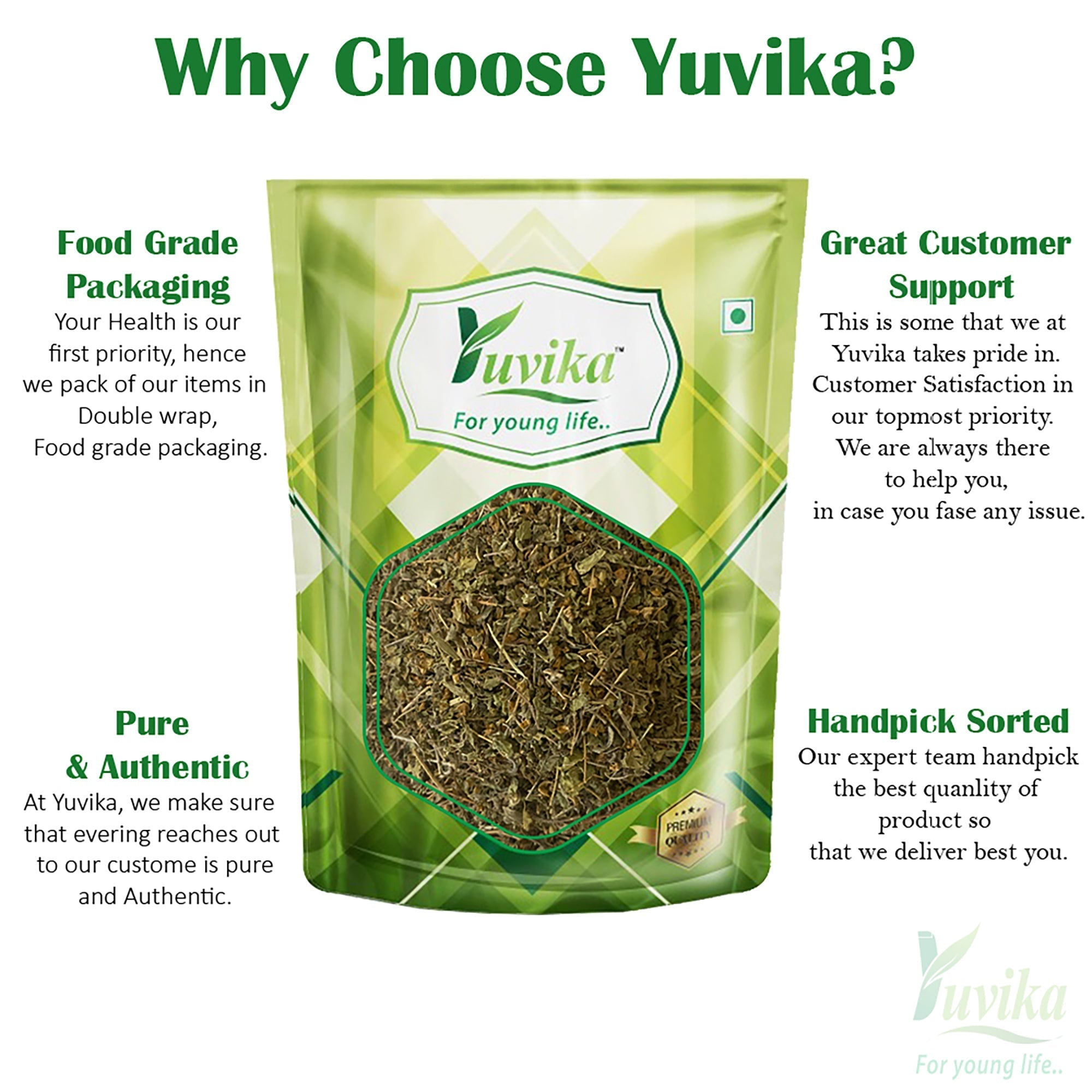 Yuvika Tulsi Patta - Ocimum Tenuiflorum - Basil Leaves