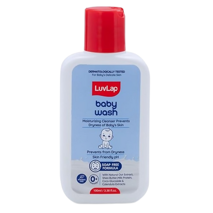 LuvLap Baby Wash with Milk Protein, Oatmeal, Shea Butter and Vitamin E