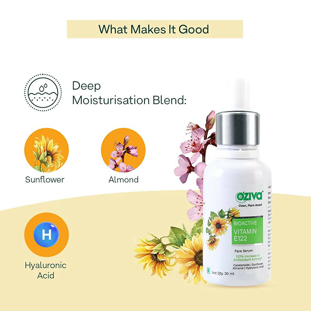 OZiva Bioactive Vitamin E122 Face Serum - 30 ml