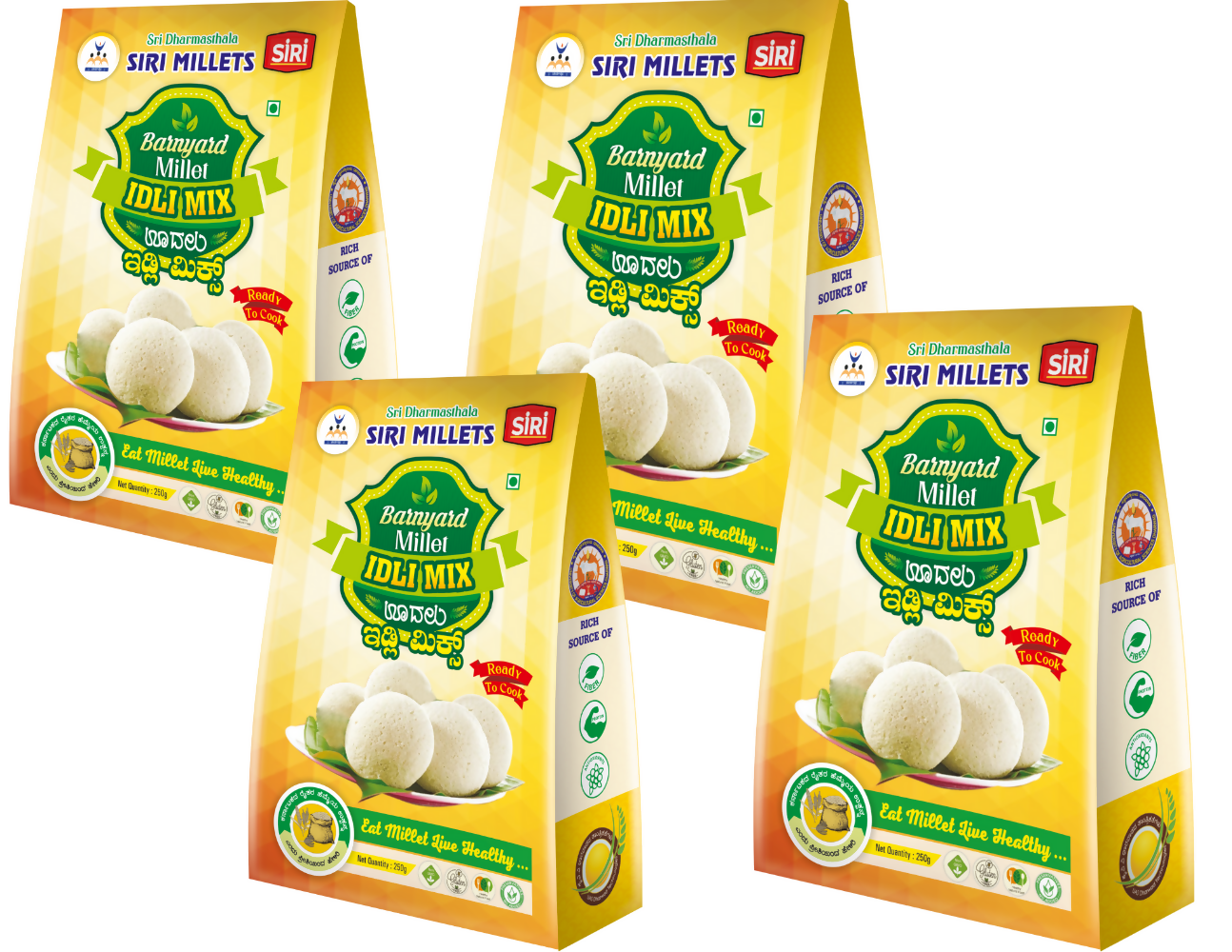 Siri Millets Barnyard Millet Idli Mix