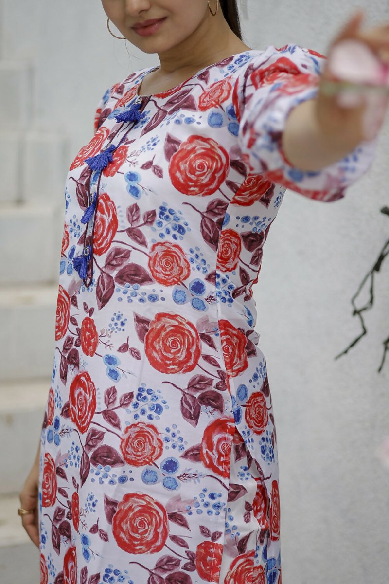 Aayaa Pure Muslin printed Multi Co-Ord Set - Multi Color