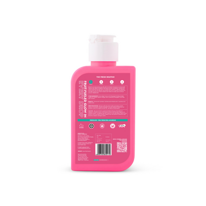 FreshLuxe Fruit Nectar Face Wash For Glowing Skin & Reducing Dark Spots with Apple, Papaya & Turmeric