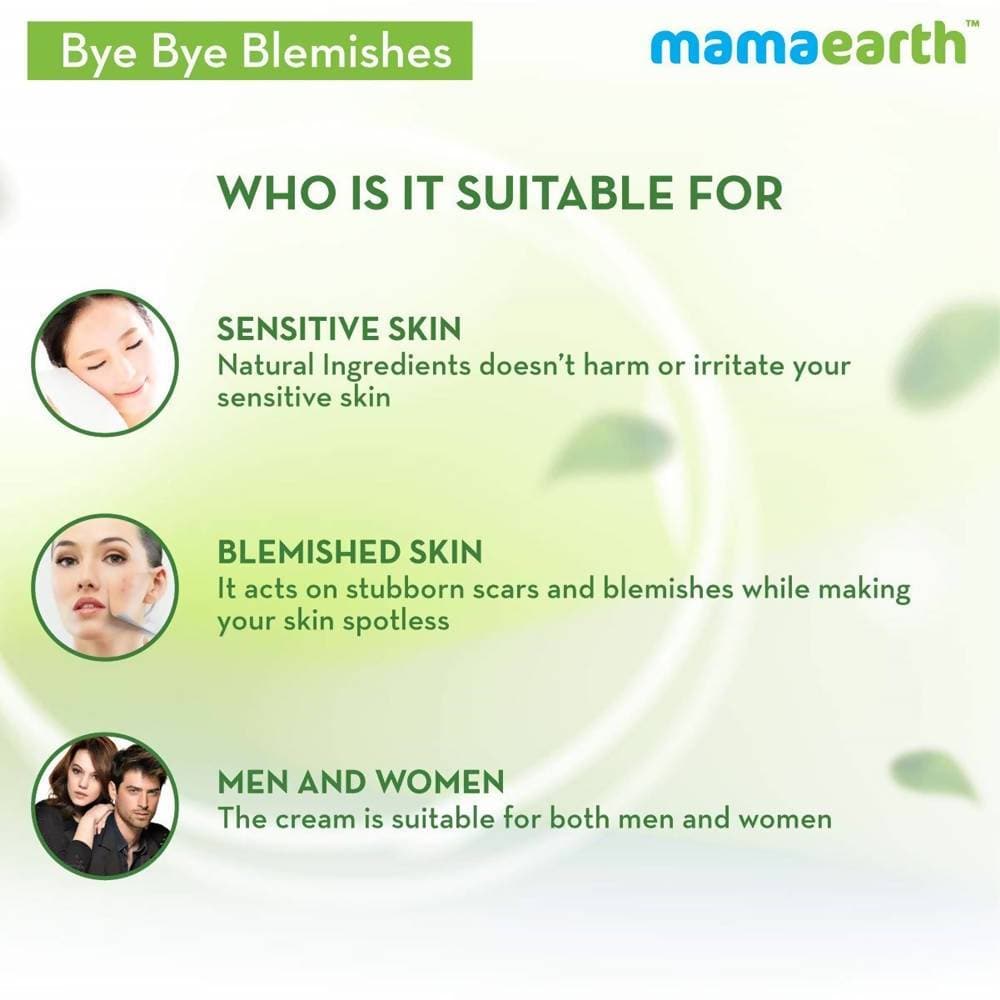Mamaearth Bye Bye Blemishes Face Cream For Uneven Skin Tone - 30 ml