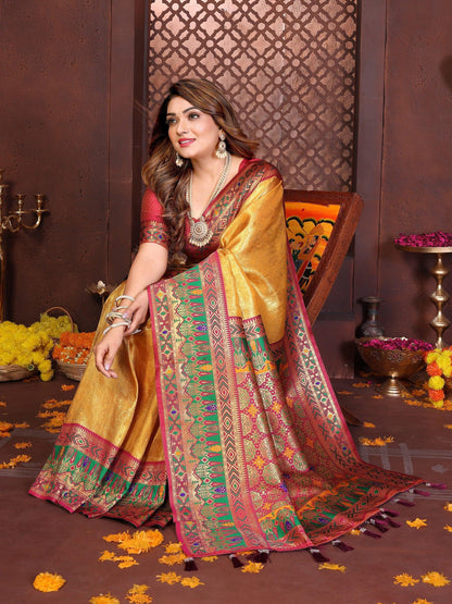 Anaita Banarasi Tissue Silk Saree