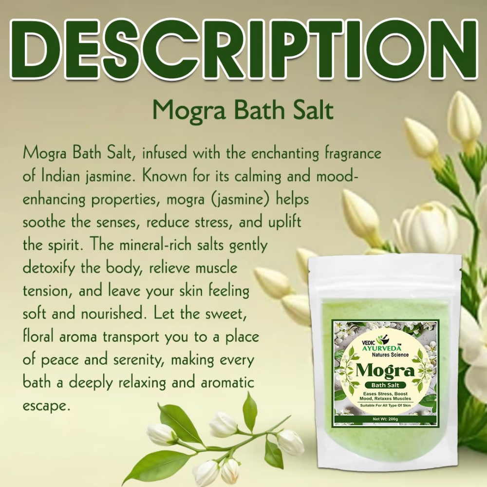 VedicAyurveda Mogra Bath Salt