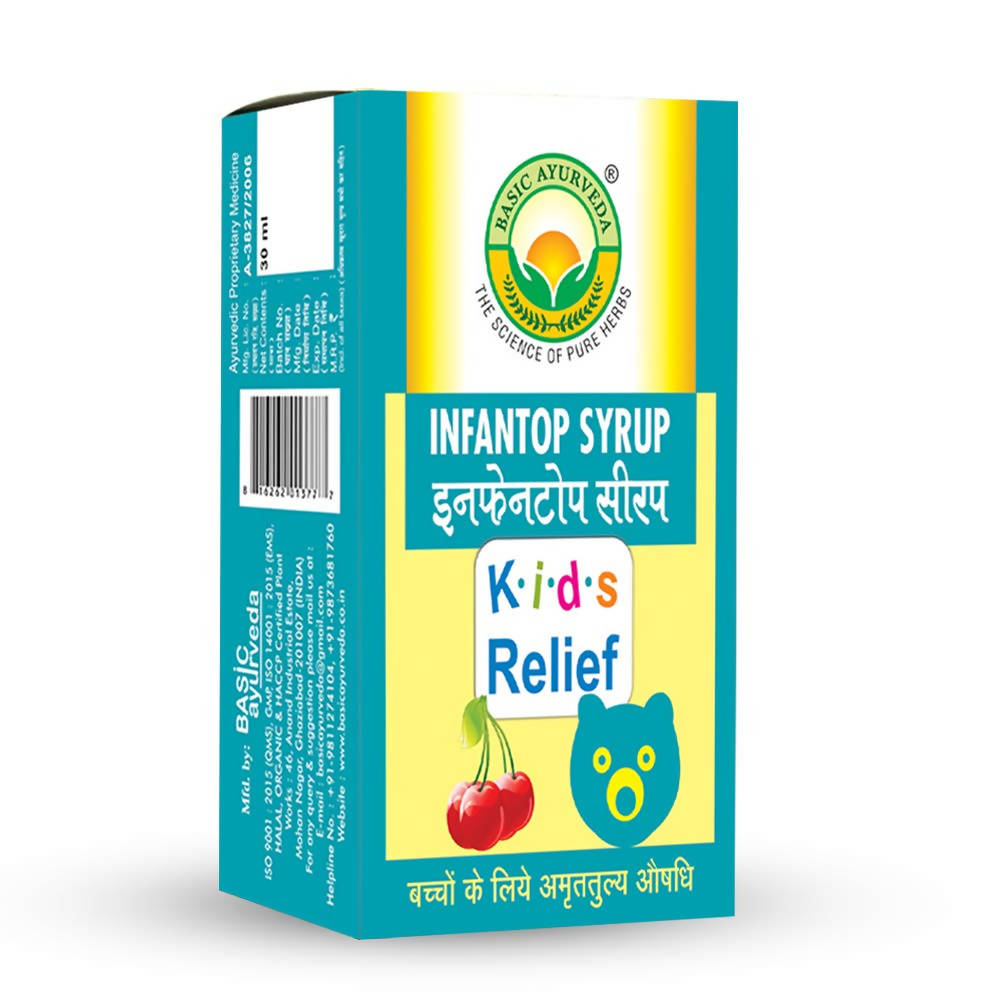 Basic Ayurveda Infantop Syrup Kids Relief - 30 ml
