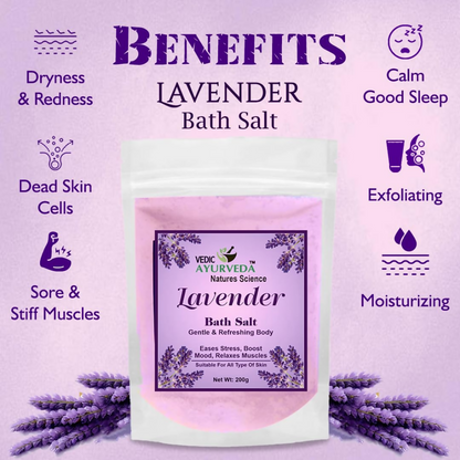 VedicAyurveda Lavender Bath Salt