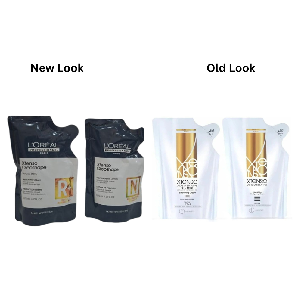 L'Oreal Paris X-Tenso Oleoshape Smoothing and Neutralizing Hair Cream - 125 gms Each