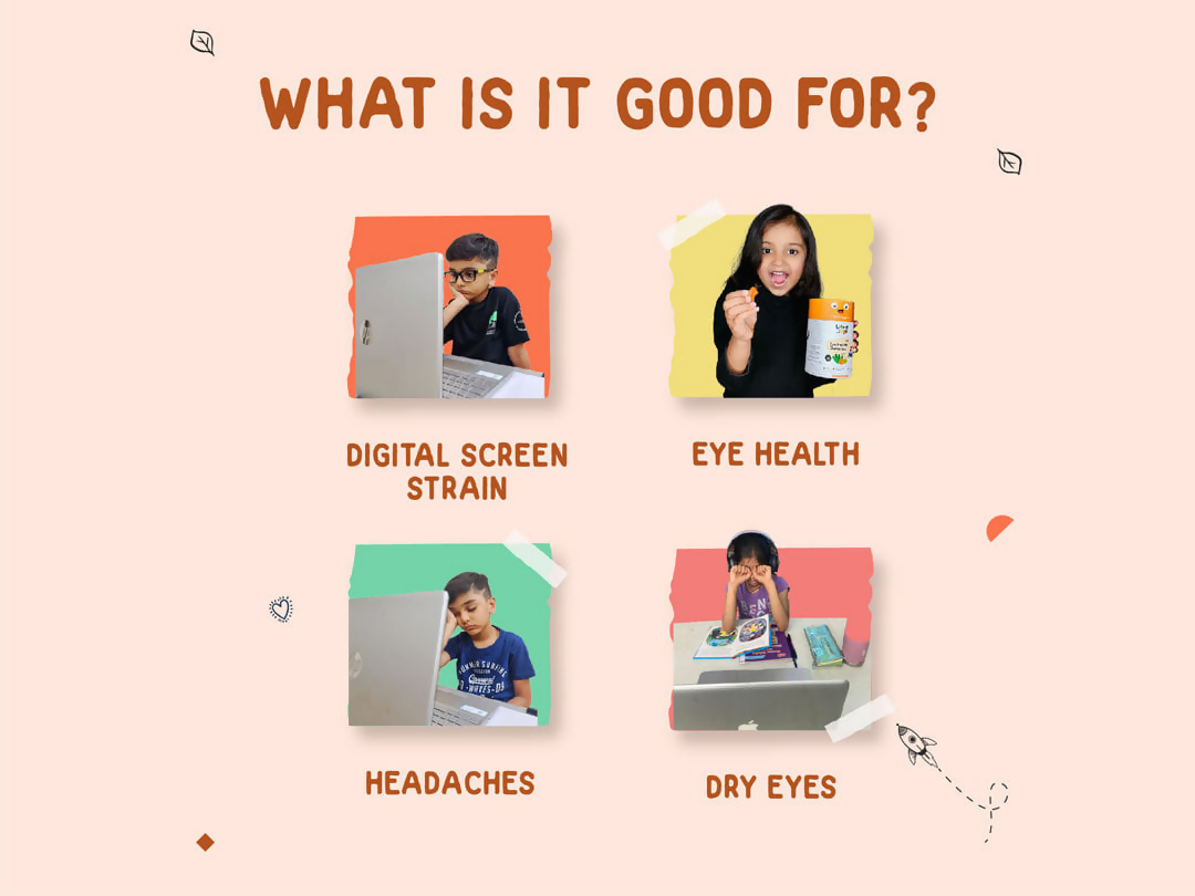 Little Joys Paediatrician Developed Healthy & Tasty For Kids Eye Health ( 2 To 6 Years)