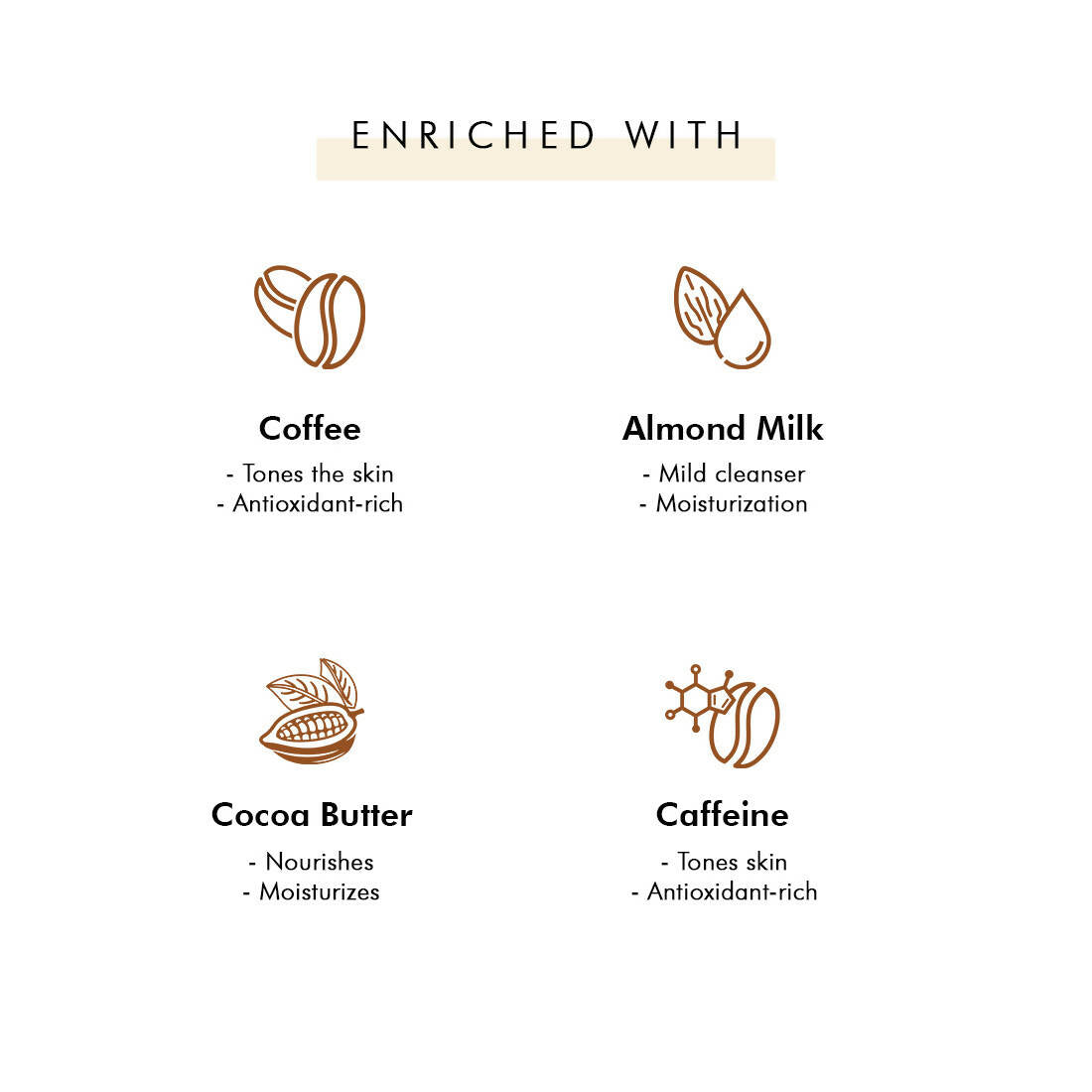 mCaffeine Latte Coffee Soap Bar – Hydrating & Nourishing Body Cleanser