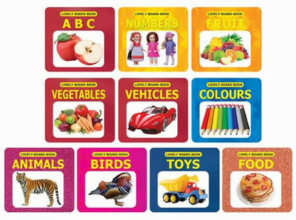 Dreamland Lovely Board Books Gift Pack (10 Titles)