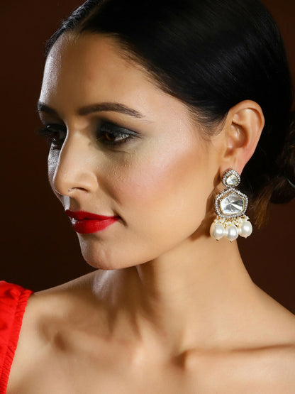 Maharani Kundan Choker with Earrings- Ruby Raang
