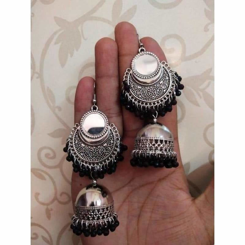 MS Fashion India Women Artificial Jewellery Earring Color-Black