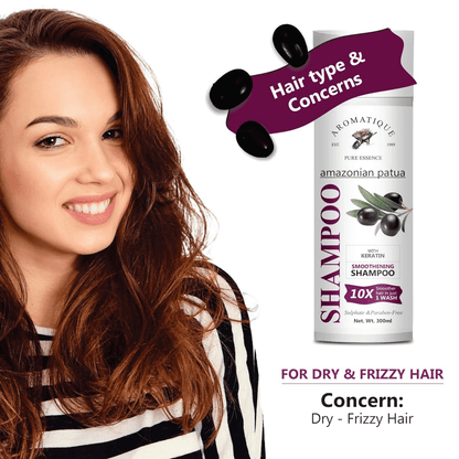 Aromatique Shampoo Patua & Keratin Hair Smoothening Shampoo