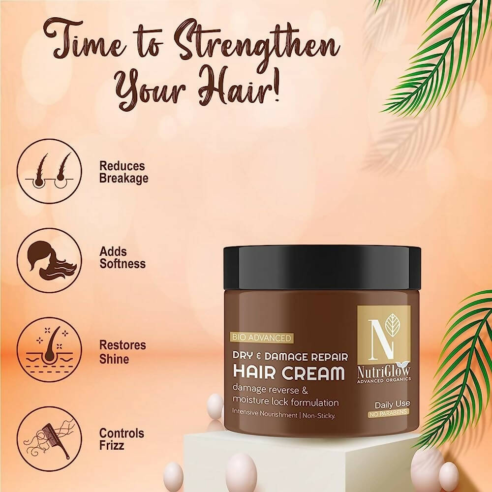 NutriGlow Dry & Damage Repair Hair Cream - 100 gms